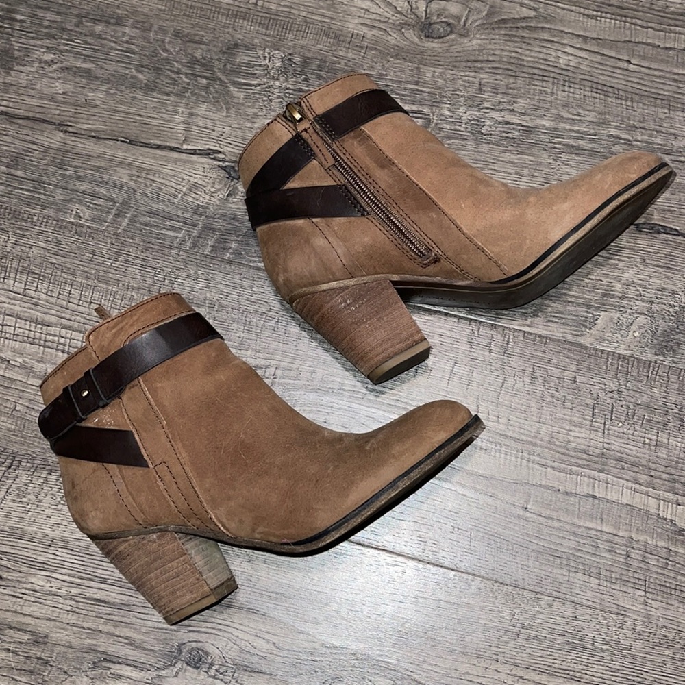 Franco Sarto leather ankle boots